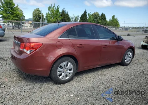2012 Chevrolet Cruze Ls из США, поврежденный, VIN 1G1PC5SH2C7339370